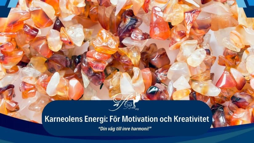 Karneolen Energi: För Motivation och Kreativitet